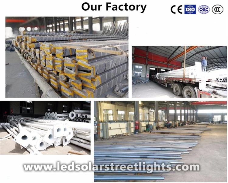 productionprocess ofstreet light post